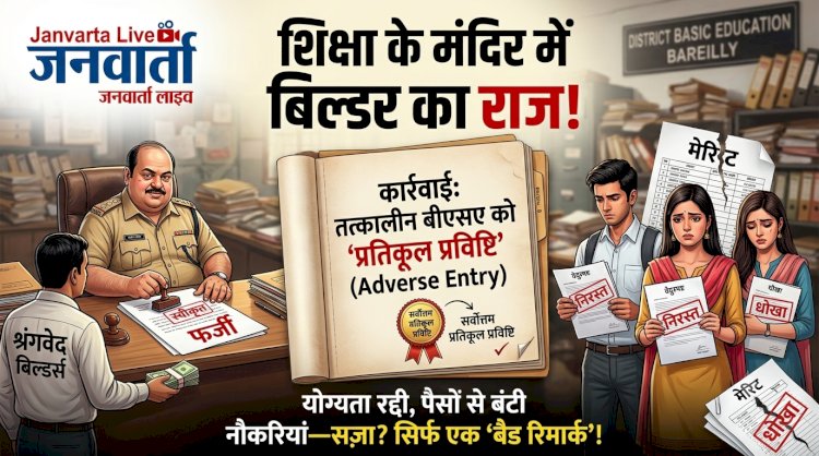 शिक्षा के मंदिर में 'बिल्डर्स' का राज: योग्यता रद्दी में, पैसों से बंटी नौकरियां, और सज़ा के नाम पर अफसरों को मिला सिर्फ एक 'बैड रिमार्क'!
