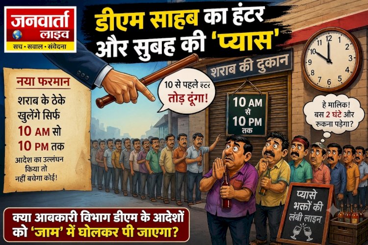 डीएम साहब का हंटर और सुबह की 'प्यास क्या बरेली में आबकारी विभाग रोकेगा सुबह-सुबह छलकते जाम?