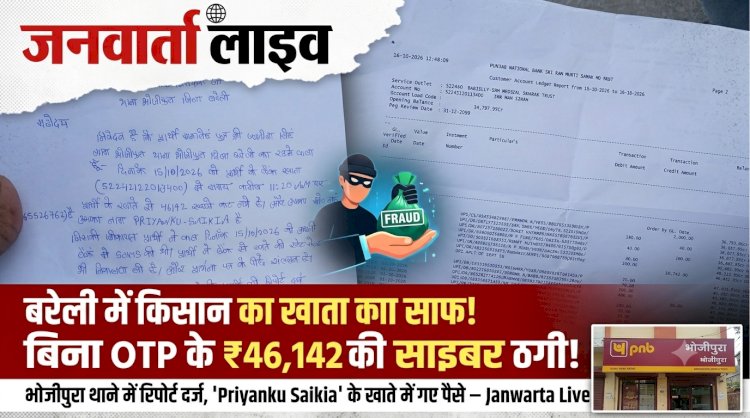 एक झटके में खाली हुआ खाता!' बरेली में किसान के बैंक अकाउंट से उड़े ₹46,142; मैसेज देखते ही उड़े होश